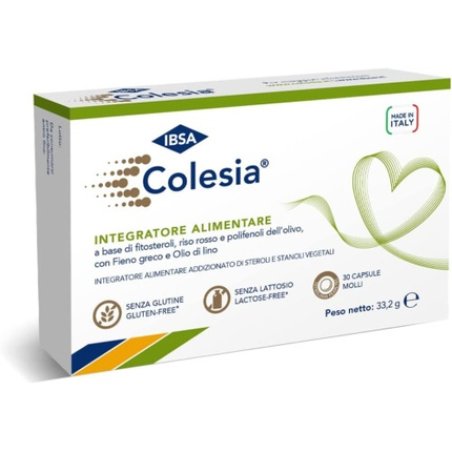 Colesia IBSA 30 Soft Capsules Cholesterol Control Supplement