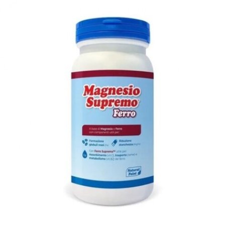 Natural Point Magnesio Supremo Ferro Iron and Magnesium Supplement 150g