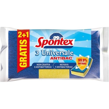 Spontex Universal Sponge Delicata 2 1, Blue, One Size, 20