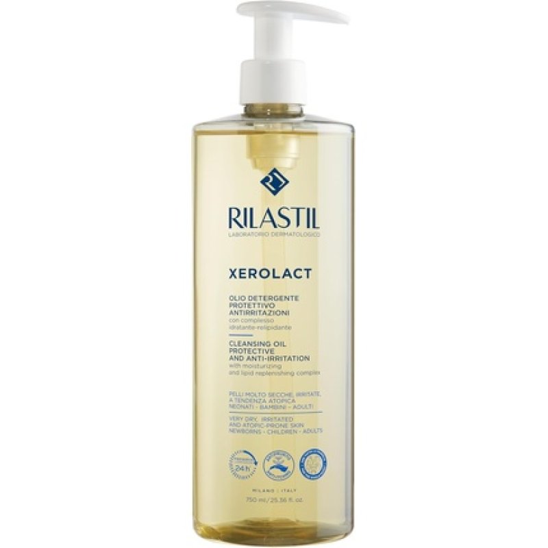 Rilastil Xerolact Protective Cleansing Oil for Irritations 750ml