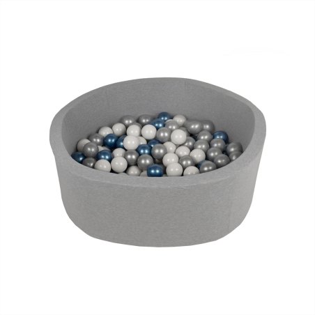 BabyTrold Ball Pool with Balls, Dark Grey