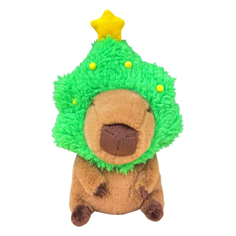 Capybara Peluche Capybara with Christmas Tree 32 cm