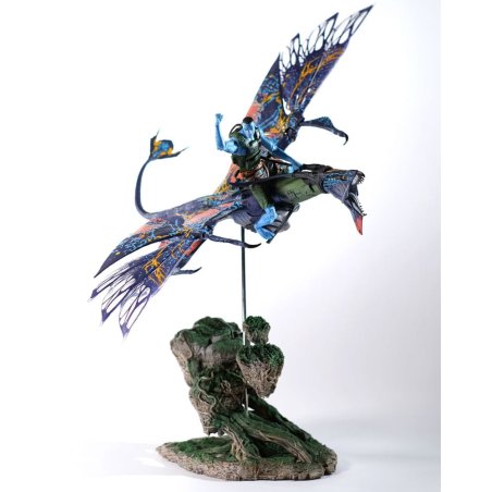 Avatar : La Voie de l'eau figurine Recom Quaritch & RDA Banshee (Gold Label)
