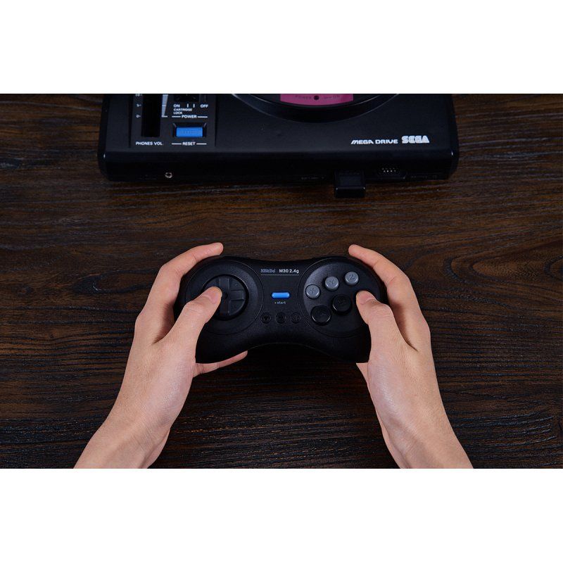 8Bitdo M30 2.4G Noir Manette de jeu Numérique Sega Genesis