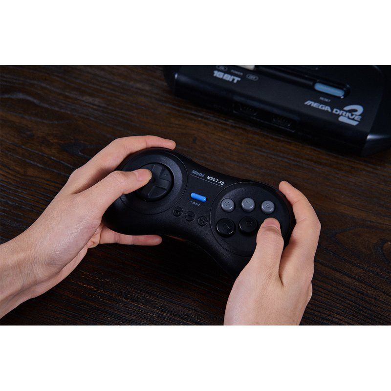 8Bitdo M30 2.4G Noir Manette de jeu Numérique Sega Genesis