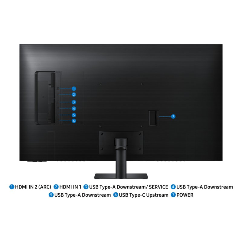 Samsung M7 M70F écran plat de PC 109,2 cm (43") 3840 x 2160 pixels 4K Ultra HD LCD Noir