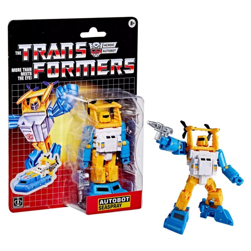 TRANSFORMERS - Autobot Seaspray - Figurine Retro G1 12.7cm
