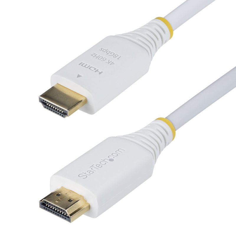 StarTech.com Câble HDMI Haut Débit Certifié Premium de 3m, 4K 60 Hz/1440p 144 Hz, HDR10/HDCP 2.2/ARC, 18 Gbps,