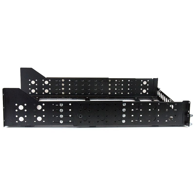 RAILS FIXES 3U 19IN POUR RACK SERVEUR - PROFONDEUR REGLABLE