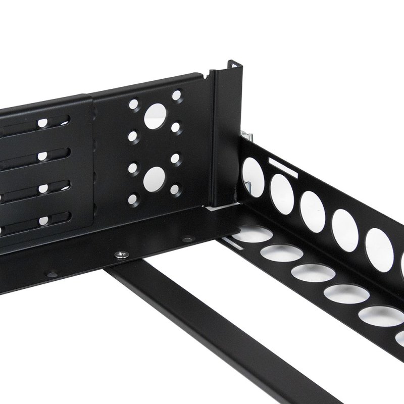 RAILS FIXES 3U 19IN POUR RACK SERVEUR - PROFONDEUR REGLABLE