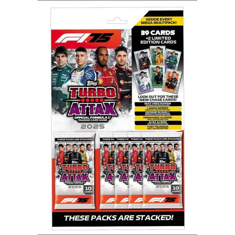 Formule 1 Turbo Attax TCG 2025 Mega Multipack *ALLEMAND*