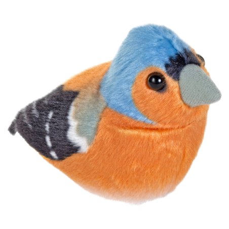 Wild Republic - Plush Toy Bird With Sound 18 cm Chaffinch (808019)