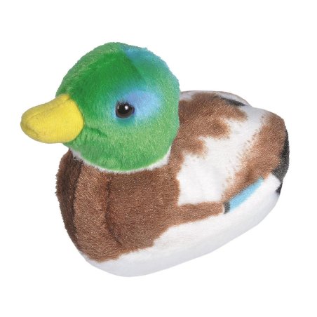 Wild Republic - Plush Toy Bird With Sound 18 cm Mallard Duck (808023)