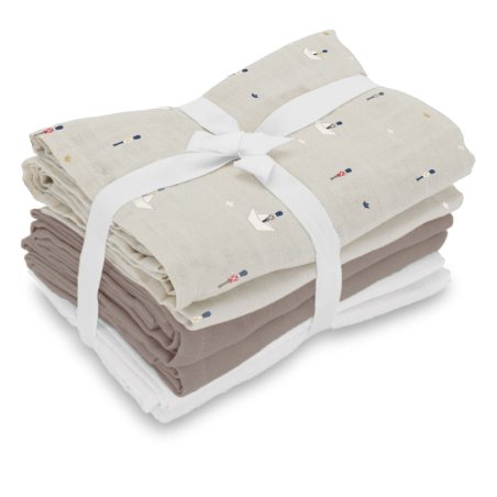 Vanilla Copenhagen - Muslins 6 Pack - Cozy Grey - 70 x 70 cm (MUSL8524)