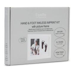 Vanilla Copenhagen - Hand & Foot Imprint - Black - 20,4 x 26,4 x 1,5 cm (MEMO7023)