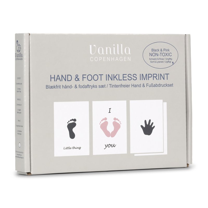 Vanilla Copenhagen - Hand & Foot Inkless Pads - Pink/Black - One size (MEMO0424)