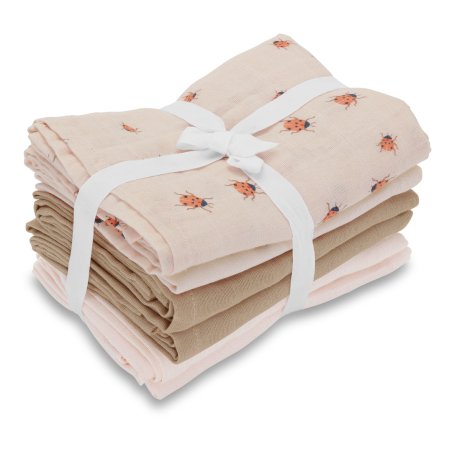 Vanilla Copenhagen - Muslins 6 Pack - Rose - 70 x 70 cm (MUSL8223)