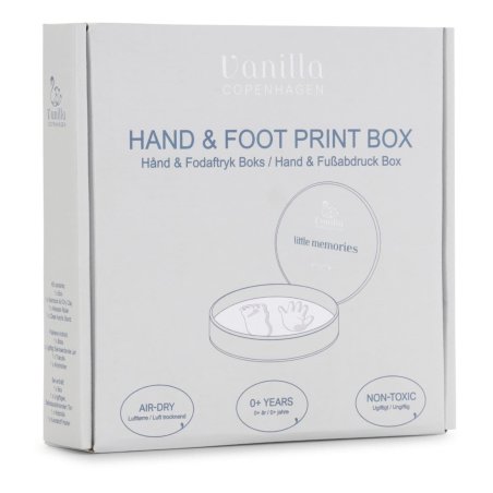 Vanilla Copenhagen - Hand & Foot Print - Silver and white - One size (5001620501)
