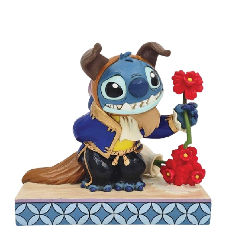 FIGURINE LA BELLE ET LE STITCH
