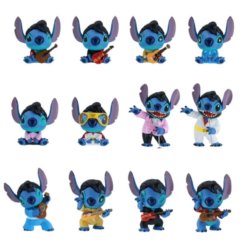 MINI FIGURINES STITCH ELVIS BLIND BAG (48 PCES)