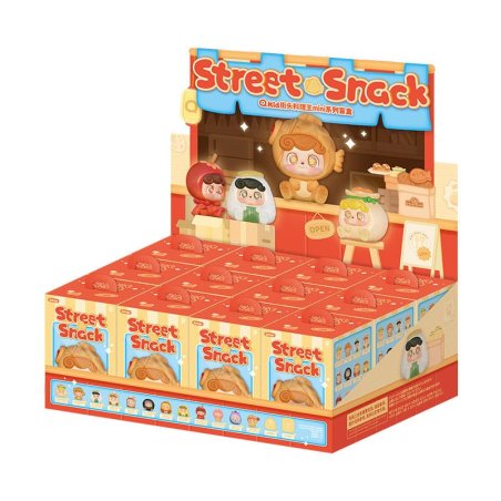 QKid: Street Snack Series Blind Box Figurine 5 cm Display (12)