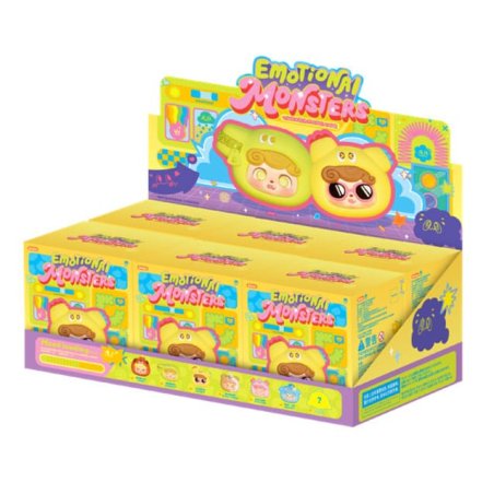 QKid: Emotional Hairy Monsters Series Blind Box Sacoche pour écouteurs 8 cm Display (6)