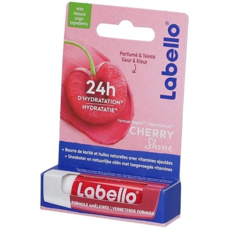 Labello Lip Balm Strawberry Shine - Moisturizing Lip Care