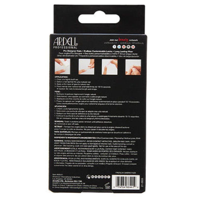 Ardell Nail Addict Premium Finger nails Nude Monochromatic 24 pc(s)