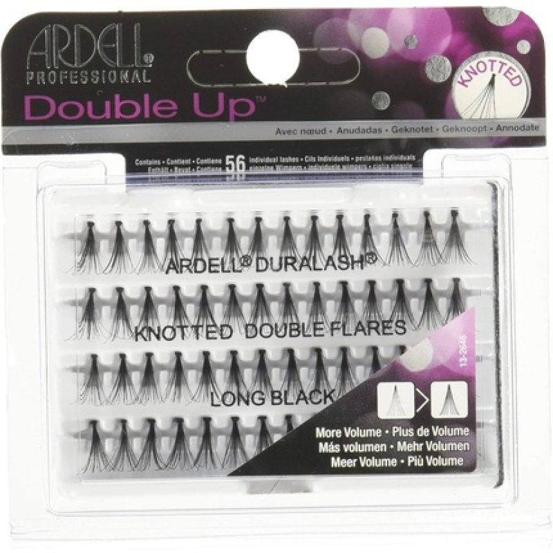 ARDELL Double Up Individuals Knotted Long Black False Eyelashes 25g