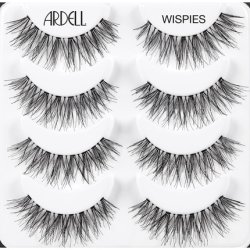 ARDELL False Eyelashes Wispies Black Medium Volume Medium Length Feathery Full Bold Voluminous Invisiband Eyelashes