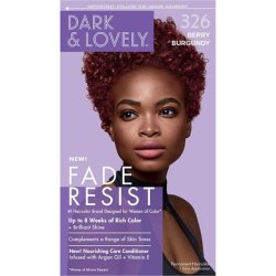 SoftSheen-Carson Dark and Lovely Fade Resist Rich Conditioning Hair Color with Argan Oil and Vitamin E 326 Berry