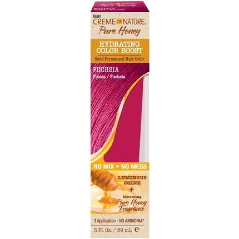 Creme Of Nature Pure Honey Hydrating Color Boost Semi-Permanent Hair Color