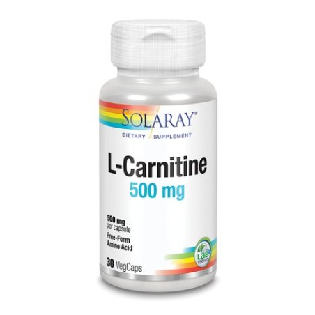 Solaray L-Carnitine 500 Mg 30 Caps