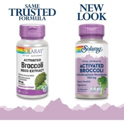 Solaray Activated Broccoli Seed Extract 350mg