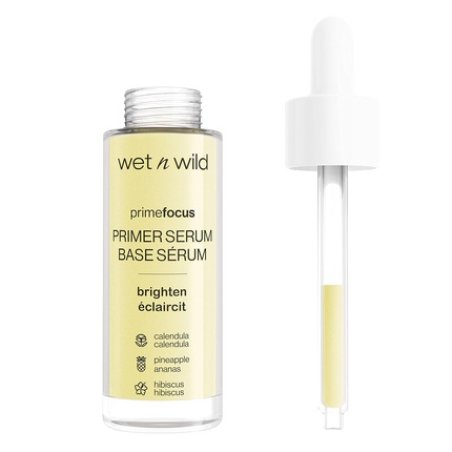 wet n wild Prime Focus Brightening Primer Serum Prep & Prime Collection Face Primer Serum for Radiant Skin Water-Based