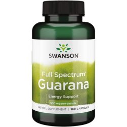 Swanson Guarana 500mg 100 Capsules