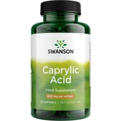 Swanson Ultra Caprylic Acid 600mg 60 Softgels