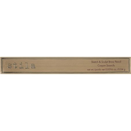 Stila Sketch & Sculpt Eyebrow Pencil Dark - Smudge-Proof & Double-Sided - Micro Tip