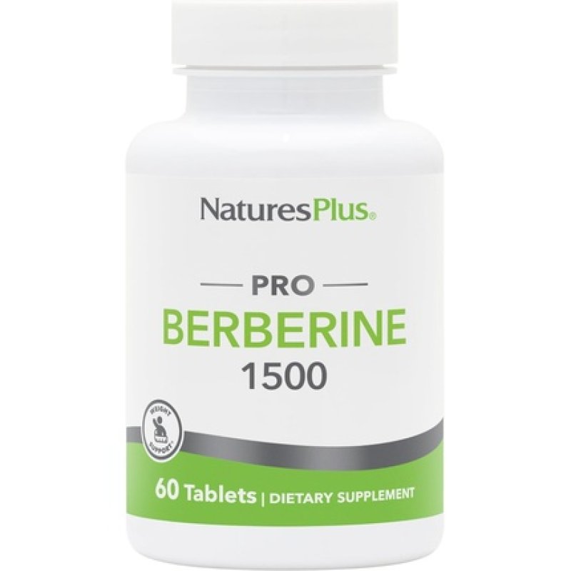 Natures Plus Pro Berberine 1500mg - 60 Tablets - Supports Healthy Metabolism