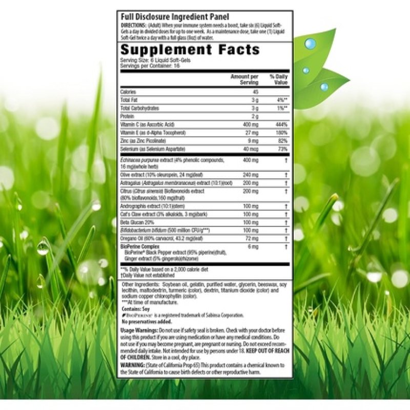 Irwin Naturals Immuno-Shield All Season Wellness 100 Soft-Gels