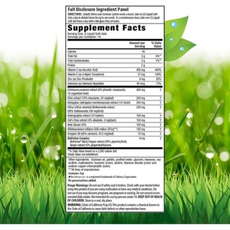 Irwin Naturals Immuno-Shield All Season Wellness 100 Soft-Gels