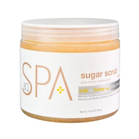 BCL SPA Sugar Scrub Milk Honey with White Chocolate 16 oz.
