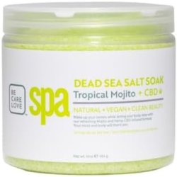 BCL SPA Dead Sea Salt Soak Tropical Mojito with CBD 454g