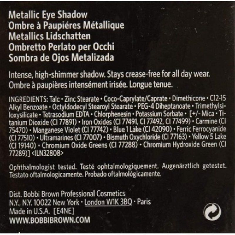 Bobbi Brown Metallic Eye Shadow Champagne Quartz 2.8g