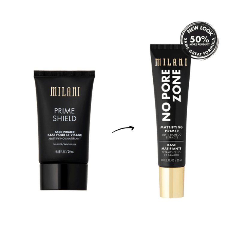 Milani No Pore Zone Mattifying Primer for Makeup 1.0 FlOz Matte Face Primer for Oily Skin