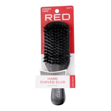 Red Kiss Professional Hard Curved Club Brush
