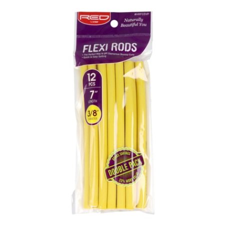 Red Kiss Flexi Rods 7 3/8 Value Pack 12 Pieces
