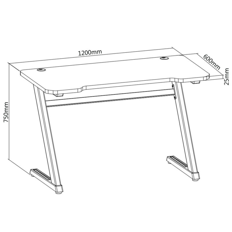 OPLITE Bureau Tilt Gaming Desk