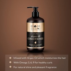 Argan Deluxe Hair Conditioner for Women and Men - Argan Oil Hair Conditioner