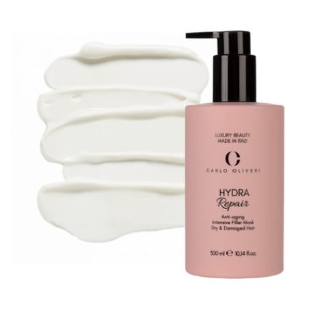 CARLO OLIVERI Hydra Repair Strengthening Hair Mask with Restructuring and Anti-Aging Effect Intensive Treatment for